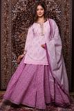 Cotton Ethnic Print Pink Skirt Set (S, M, L, XL)